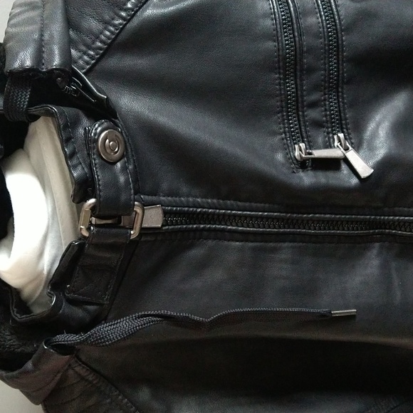 Refinery Republic Men's Vegan Leather Jacket - Picture 2 of 5